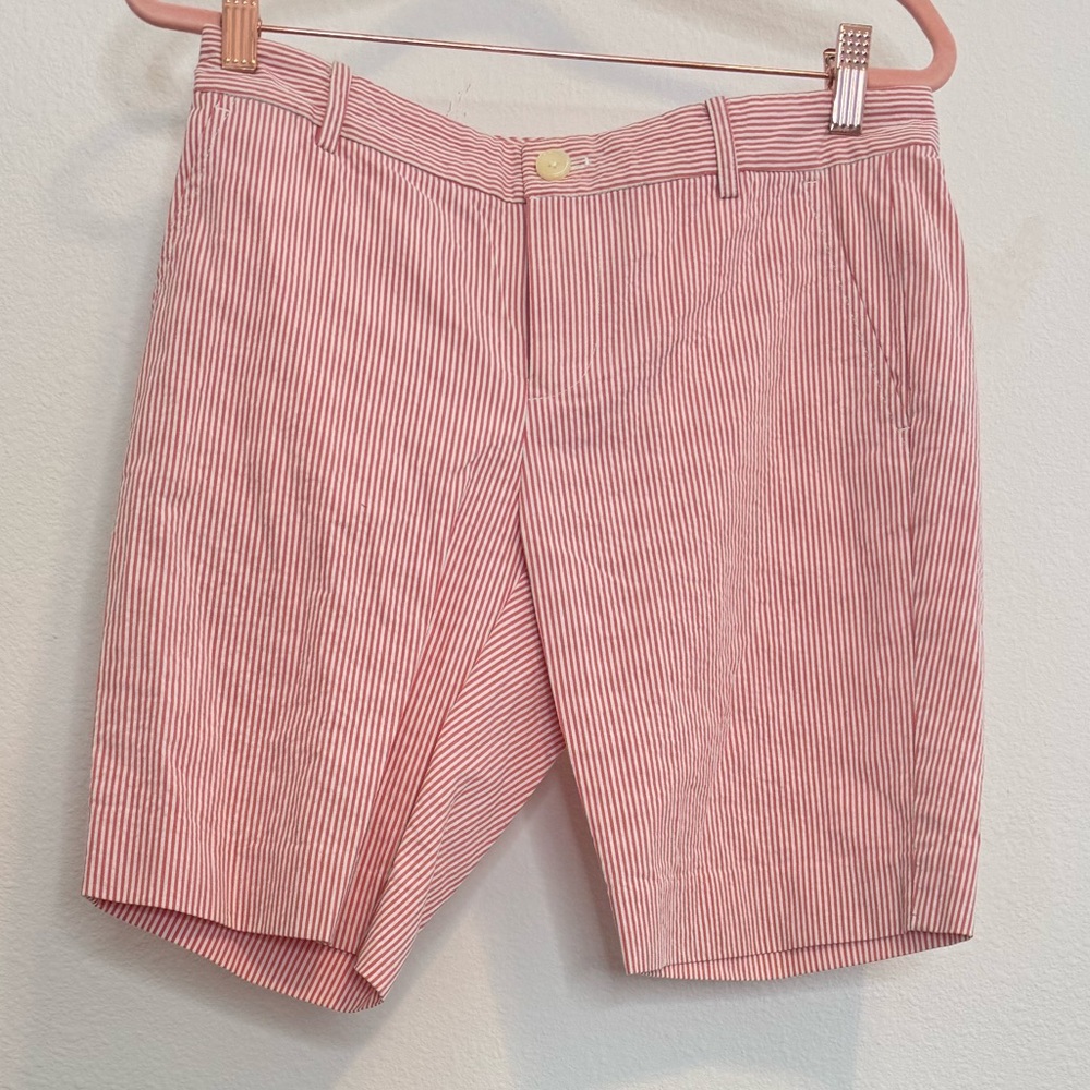 Ralph Lauren Pink Bermuda Shorts Tailored Knee-Length